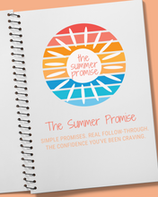 Load image into Gallery viewer, The Summer Promise (DIGITAL Journal) Build Confidence & Self-Trust This Summer