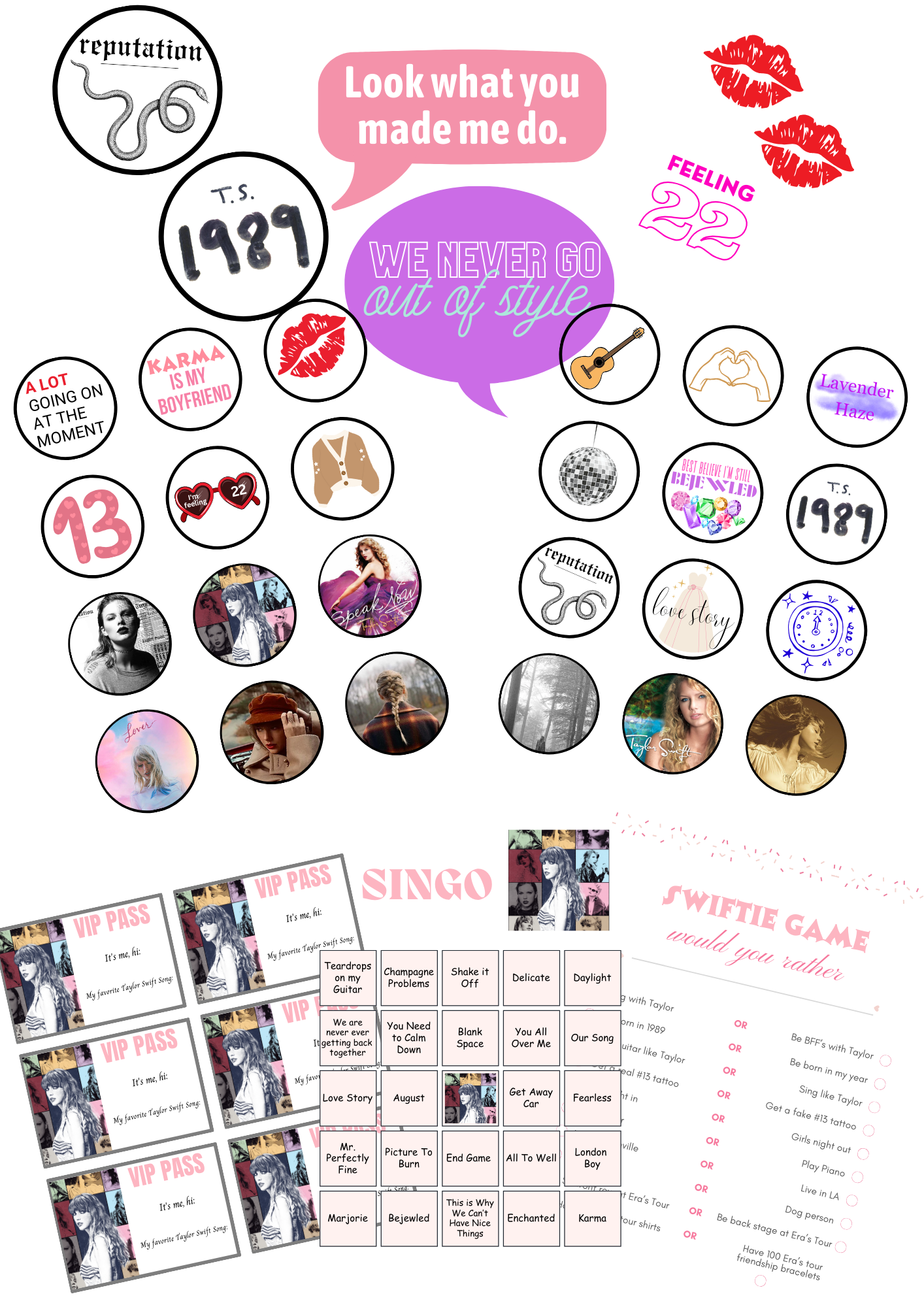 taylor-swift-printable-party-pack-gracious-adventures-shop for Taylor Swift Party Games Free Printable Taylor Swift Printable Party Pack – Gracious Adventures Shop for Taylor Swift Party Games Free Printable