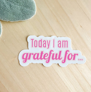 Gratitude Mirror Cling